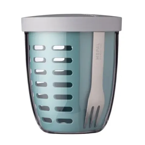 Mepal Ellipse Fruit Veggie Snackbox - 600ml - Nordic Green