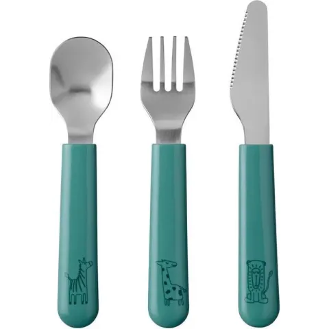 Mepal Mio Kinderbestekset - Deep Turquoise, 3dlg.