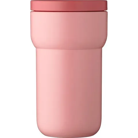 Mepal Reisbeker Ellipse 275 ml - houdt je drankje 30 minuten warm - Nordic pink - koffiebeker to go - lekdicht - travel mug