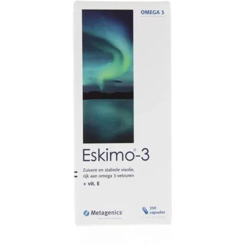 Metagenics Eskimo-3 - 250 Capsules - Visolie - Voedingssupplement