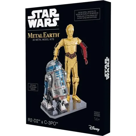 Metal Earth Star Wars R2D2 en C3PO box - 3D puzzel