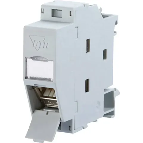 Metz Connect 130B117003-E Netwerkdoos DIN-rails CAT 6A Grijs-wit (RAL 7035)
