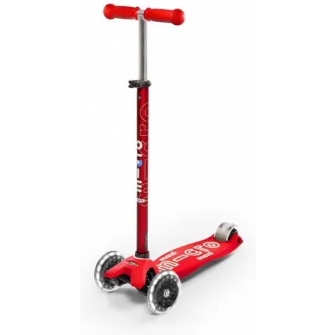 Micro - Maxi Deluxe LED Scooter - Red (MMD068)