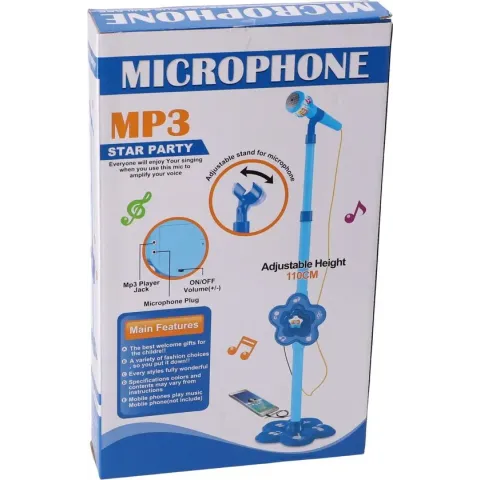 Microfoon Karaoke Blauw