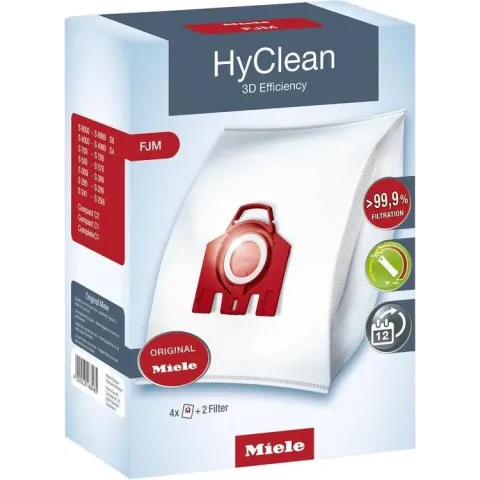 Miele HyClean 3D Efficiency FJM - Stofzuigerzakken - 4 stuks