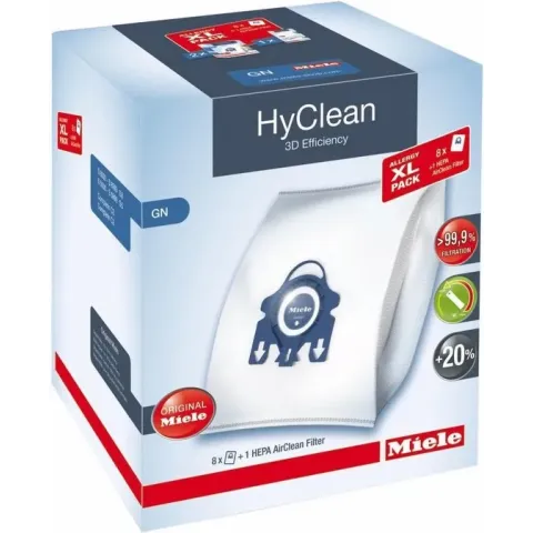 Miele HyClean 3D Efficiency GN Allergy XL Pack - Stofzuigerzakken - 8 stuks