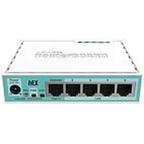 Mikrotik RB750GR3 wired router Gigabit Ethernet Turquoise White