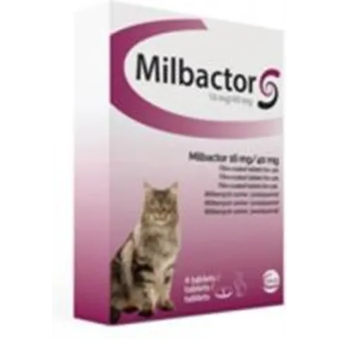 Milbactor grote katten 4 tabl.