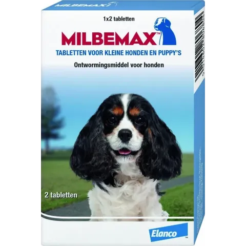 Milbemax Ontwormingsmiddel - Kleine Hond - 1 x 2 Tabletten
