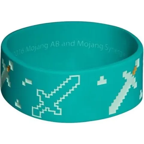 Minecraft Explorer "Diamond Sword" Wristband / Polsband / Armband / Bracelet - omtrek 21 cm