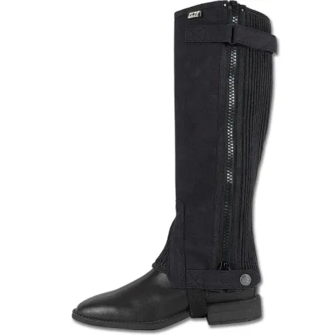 Mini chaps Elt  Elastic Kleur zwart maat kind L