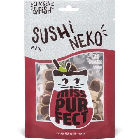 Miss Purfect Sushi Neko - Kattensnack - 45 g