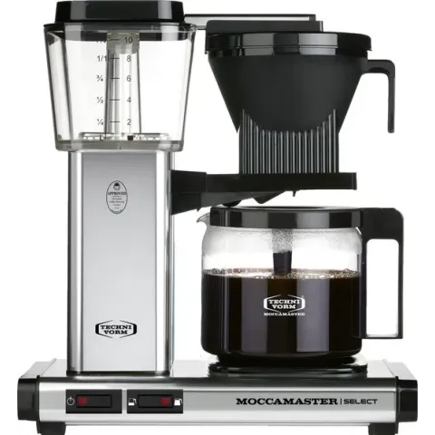 Moccamaster KBG Select Polished Silver Filterkoffiezetapparaat 1,25 l Volledig automatisch