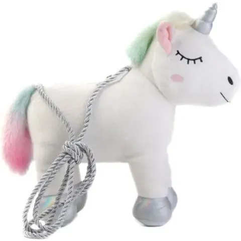 Mochila Peluche Forma De Unicornio 1 Pz