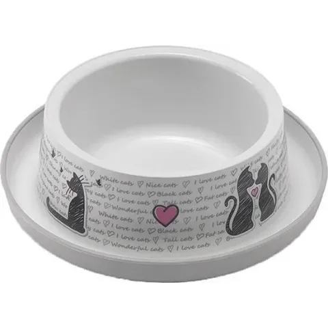 Moderna katteneetbak cats in love grijs 16 cm - 1 ST