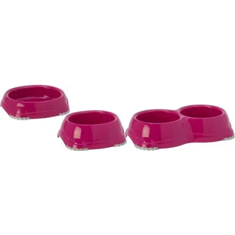Moderna plastic kattendrinkschotel Smarty hot pink (inhoud 210 ml)