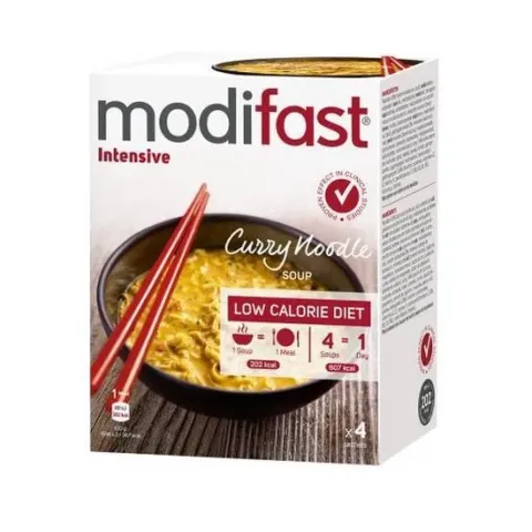 Modifast Intensive Noodle Soep Maaltijdvervanger - Curry - 220 gram