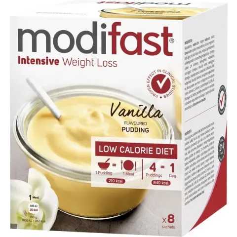 Modifast Intensive Pudding - Vanille - 8 x 52g