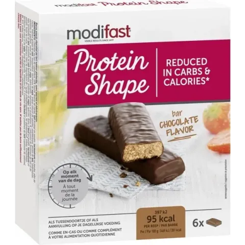 Modifast Protein Shape Maaltijdreep - Chocolade - 6 stuks