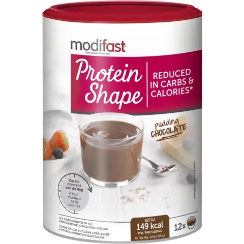 Modifast Protein Shape Pudding Maaltijdvervanger - Chocolade - 540 gr