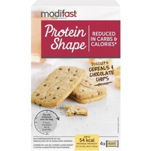Modifast ProtiPlus Koekjes Sport Snack - Chocolade - 16 stuks