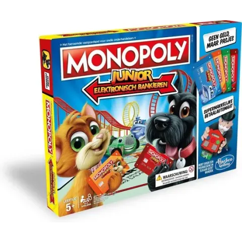 Monopoly Junior Elektronisch Bankieren - Bordspel