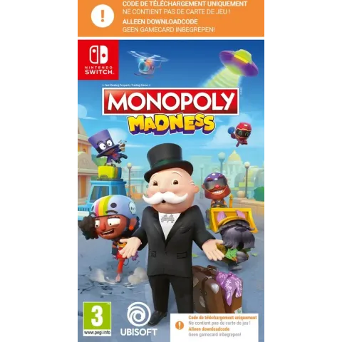 Monopoly Madness - Switch - Code in box