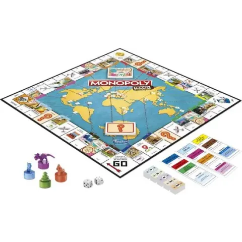 Monopoly Wereldreis - Bordspel