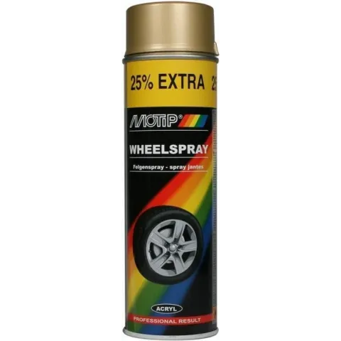 MoTip Velgenlak GOUD spuitbus 500ml