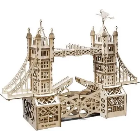 Mr. PlayWood Tower Bridge - Wooden Model Kit