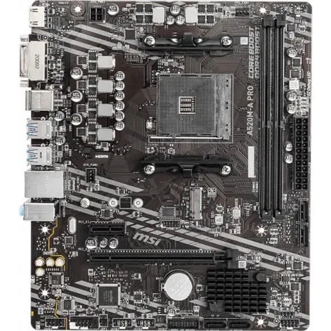 MSI A520M-A PRO moederbord AMD A520 Socket AM4 micro ATX