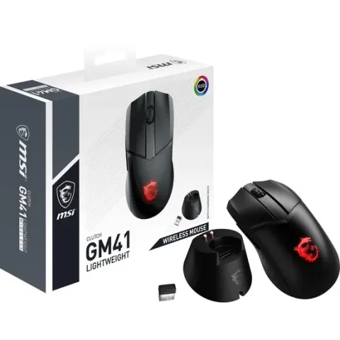 MSI Clutch GM41 Lightweight Wireless muis Rechtshandig RF Draadloos Optisch 20000 DPI
