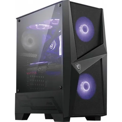 MSI MAG Forge 100R - Towermodel - ATX - geen voeding (ATX) - USB/Audio