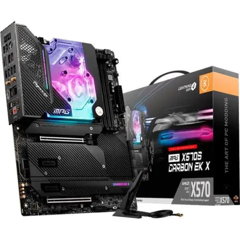 MSI MPG X570S CARBON EK X RAID, Gb-LAN, WLAN, BT, Sound, ATX