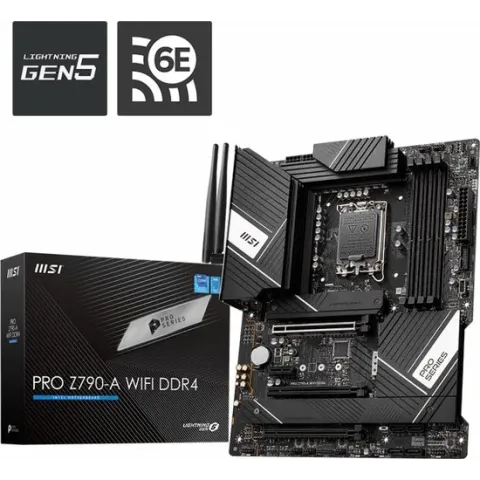 MSI PRO Z790-A WIFI DDR4 moederbord Intel Z790 LGA 1700 ATX