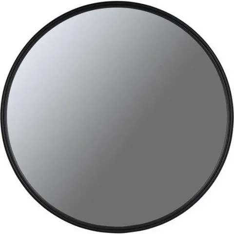Mtje Sales Spiegel - Rond - Metaal - Zwart - Ø30cm