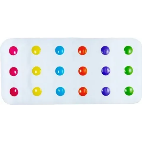 Munchkin Dandy Dots anti slip Badmat met Stippen - Wit
