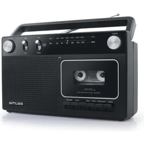 Muse M-152 RC - Draagbare Radio/Cassette recorder