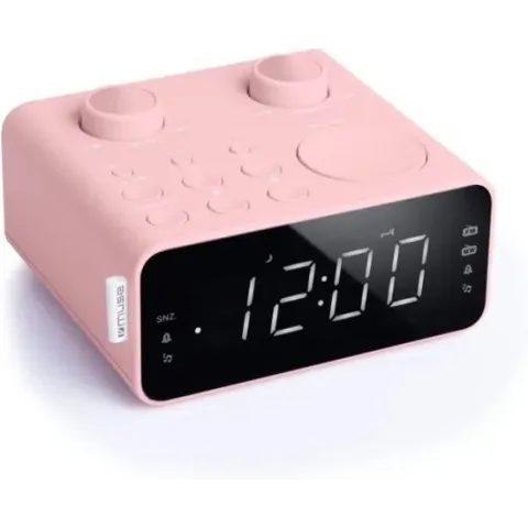 Muse M-17 CPK roze Wekkerradio met groot display