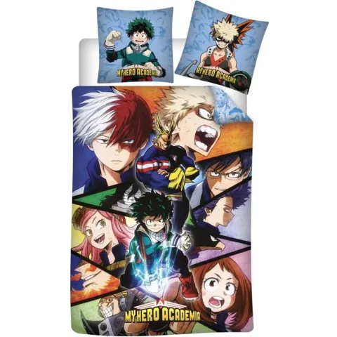 My Hero Academia Dekbedovertrek Quirk - Eenpersoons - 140 x 200 cm  - Katoen