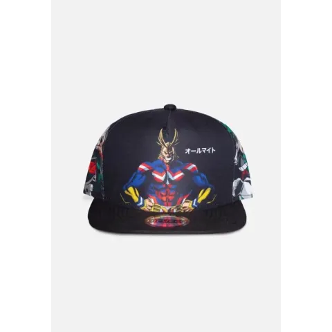 My Hero Academia Snapback Pet All Might Deku & Bakugo Zwart