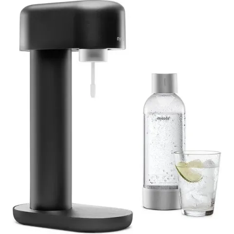 Mysoda Ruby Black - aluminium design bruiswatertoestel