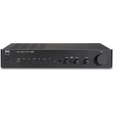NAD C 316BEE V2 Geïntegreerde stereo versterker - 2x 40W - Zwart