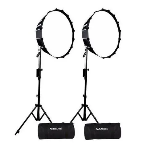 Nanlite Forza 60B II Bi-Colour LED Dual Kit (met lampstatief en softbox)