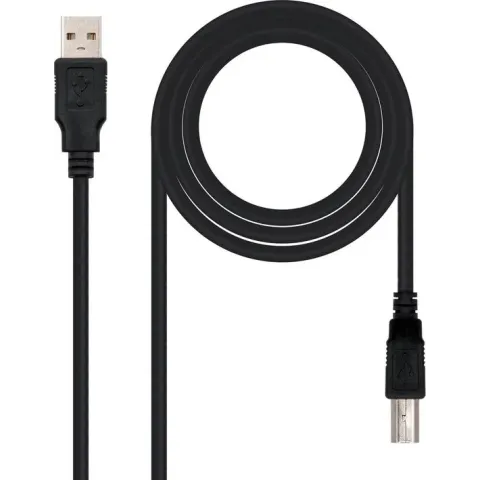 Nanocable 10.01.0104-BK USB-kabel 3 m 2.0 USB A USB B Zwart