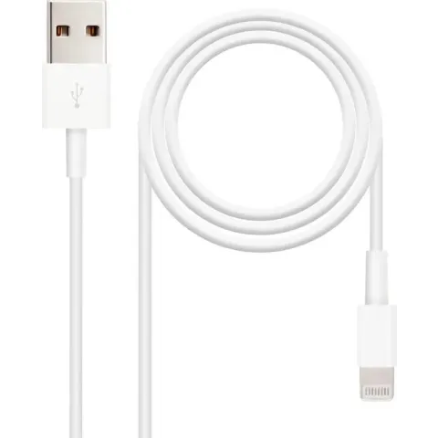 Nanocable 10.10.0401 Lightning-kabel 1 m Wit