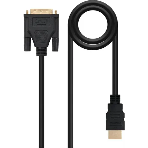 Nanocable 10.15.0502 video kabel adapter 1,8 m DVI HDMI Zwart