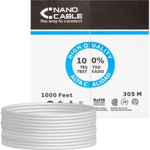 Nanocable 10.20.0304 netwerkkabel 305 m Cat5e U/UTP (UTP) Grijs