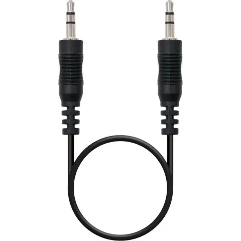 Nanocable 10.24.0101 audio kabel 1,5 m 3.5mm Zwart