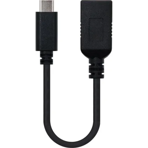 Nanocable USB 3.1, 0.15m USB-kabel 0,15 m 3.2 Gen 2 (3.1 Gen 2) USB A USB C Zwart